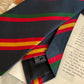 Drake's Navy Multicoloured Striped Handmade Silk Tie