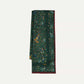 Drake‘s Green Floral Birds of Paradise Print Wool-Silk Scarf Limited Edition