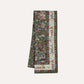 Drake's Green Summer Mughal Print Wool Silk Scarf Limited Edition