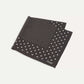 Drake's Black Spots Print Wool-Silk Pocket Square