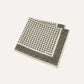 Drake's Ecru Vintage Tile Print Silk Pocket Square