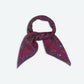 Drake‘s Magenta Birds of Paradise Print Wool-Silk Square Scarf Limited Edition