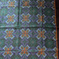 Drake's Brown Blue Large Paisley Floral Print Wool-Silk Bandana