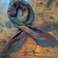 Drake's Green Large Paisley Floral Print Wool-Silk Bandana