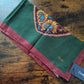 Drake's Burgundy Large Paisley Print Wool-Silk Bandana