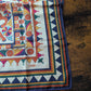 Drake's Orange Buddhist Rider Print Wool-Silk Bandana