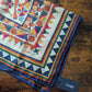 Drake's Orange Buddhist Rider Print Wool-Silk Bandana