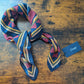 Drake's Burgundy Buddhist Rider Print Wool-Silk Bandana
