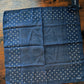 Drake's Navy Spots Print Cotton-Silk Pocket Square