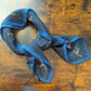 Drake's Navy Skiing Print Wool-Silk Bandana Limited Edition