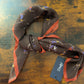 Drake's Brown Skiing Print Wool-Silk Bandana Limited Edition