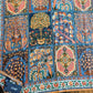 Drake's Ochre Floral Print Wool Silk Scarf Limited Edition
