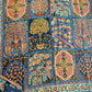 Drake's Ochre Floral Print Wool Silk Scarf Limited Edition
