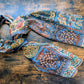 Drake's Ochre Floral Print Wool Silk Scarf Limited Edition