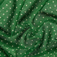 Drake‘s Green Polka Dot Tubular Wool-silk Blend Scarf