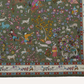 Drake's Green Summer Mughal Print Wool Silk Scarf Limited Edition