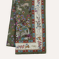 Drake's Green Summer Mughal Print Wool Silk Scarf Limited Edition