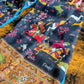 Drake's Black and Blue Mughal Fringed Printed Wool and Silk-Blend Scarf - image 4