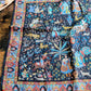 Drake's Black Mughal Print Wool-Silk Pocket Square - image 3