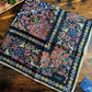 Drake's Black Mythical Forest Print Wool-Silk Bandana - image 1
