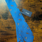 Drake's blue jesters circus handmade tipped silk tie circus product image