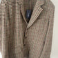 Drake's Brown and Green Houndstooth Check Tweed Games Blazer Mk. VII - image 1