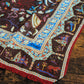 Drake's Brown Classic Mughal Print Wool Silk Scarf - image 2
