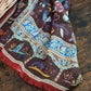 Drake's Brown Classic Mughal Print Wool Silk Scarf - image 3
