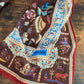 Drake's Brown Classic Mughal Print Wool Silk Scarf - image 4