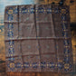 Drake's brown kilim print wool silk pocket square detail view 2