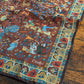 Drake's Brown Mughal Print Wool-Silk Pocket Square - image 2