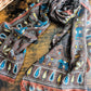 Drake's Brown Rustic Elephant Print Wool-Silk Scarf - image 4