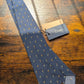 Drake's cocktail blue motif handmade silk tie product image