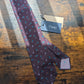 Drake's cocktail purple motif handmade silk tie product image