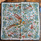 Drake's Ecru Birds of Paradise Print Wool-Silk Pocket Square - image 2