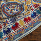 Drake's Ecru Elephants and Flowers Print Wool-Silk Scarf - image 7