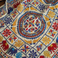 Drake's Ecru Elephants and Flowers Print Wool-Silk Scarf - image 8