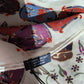 Drake's Ecru Elephants and Flowers Print Wool-Silk Scarf - image 7