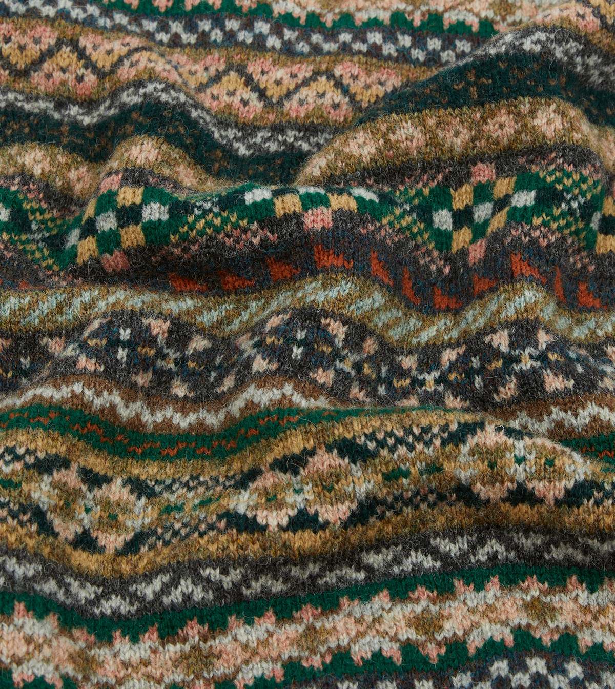 Drake's fair isle vest size medium detail view 2