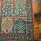 Drake's floral wool silk print scarf detail view 6