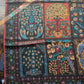 Drake's floral wool silk print scarf detail view 8