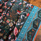 Drake's Green Classic Mughal Print Wool Silk Scarf - image 5