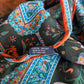 Drake's Green Classic Mughal Print Wool Silk Scarf - image 8
