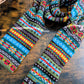Drake's Green Fair Isle Lambswool Scarf - image 1