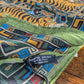 Drake's Green Jumbo Tiger Print Wool-Silk Scarf - image 3