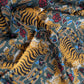 Drake's Green Jumbo Tiger Print Wool-Silk Scarf - image 5