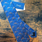 Drake's horse riding navy handmade tipped silk tie detail view 2