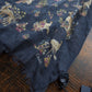 Drake's hound animals print wool silk scarf detail view 3