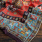 Drake's Kilim Print Wool-Silk Long Scarf - image 1