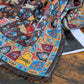 Drake's Mughal Garden Print Wool-Silk Scarf Brown - image 2